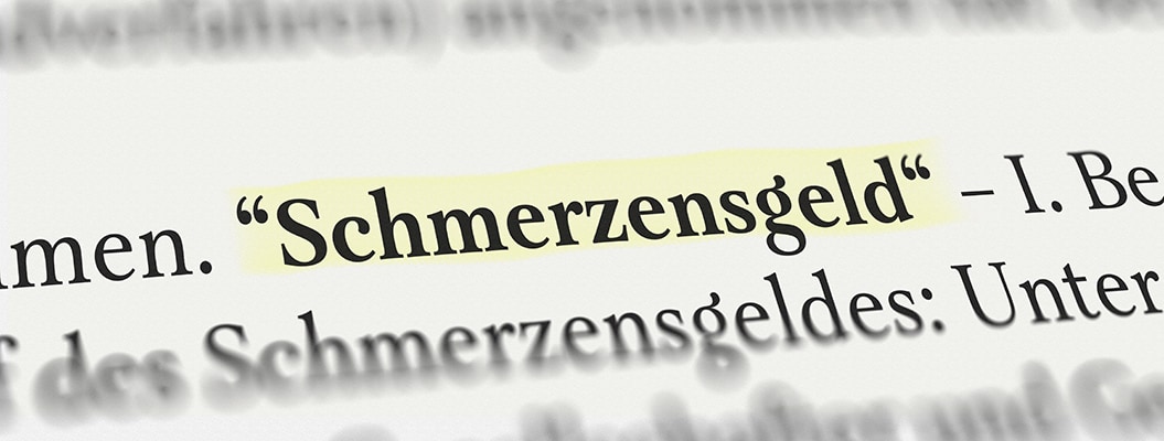 Schmerzensgeld (mit Tabelle) | Anwaltskanzlei Scheerer & Maly